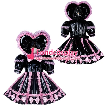 

adult sissy baby Maid PVC Dress lockable Tailor-made[G2347]