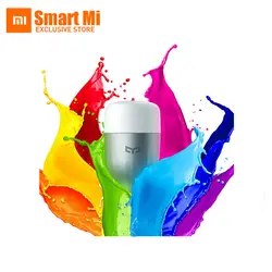 Xiaomi Цвет ful лампа yeelight Ми Умный дом приложение WI-FI B/G/N Дистанционное управление smart Светодиодный свет RGB Изменяемая цвет окружающей среды