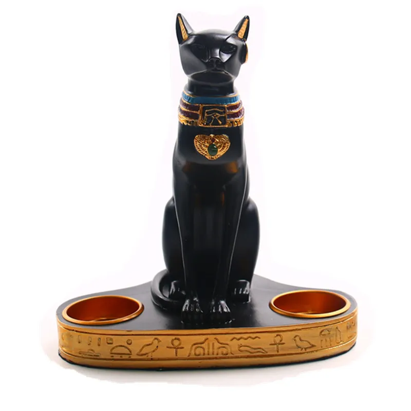 подсвечник с котиком. свечи в форме животных. подсвечник с котиком. подсвечник с котиком. скульптура кошки.