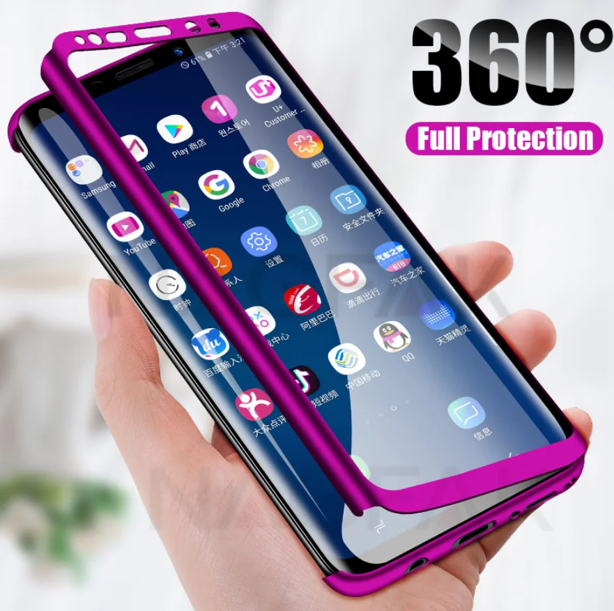 

360 Shockproof Phone Case for Samsung Galaxy S10 S9 S8 Plus S10E S7 Edge Note 8 9 M10 M20 M30 M40 A10 A20 A30 A40 A50 A60 A70