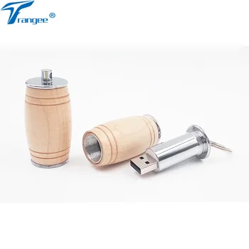 

Trangee Wood Casks USB flash drive pen drives Maple Pendrive 4GB 8GB 16GB 32GB USB 2.0 memory stick gift
