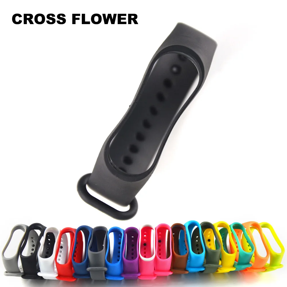 

For Xiaomi MI 4 3 Watch Bands Women/ Men Fashion Sport Silicone Strap Soft Replacement Wristband with Protect Case