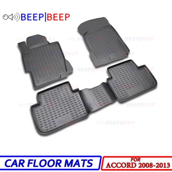 

For Honda Accord 2008-2013 car floor mats carpets auto floor mat dust proof water proof car styling interior decoration