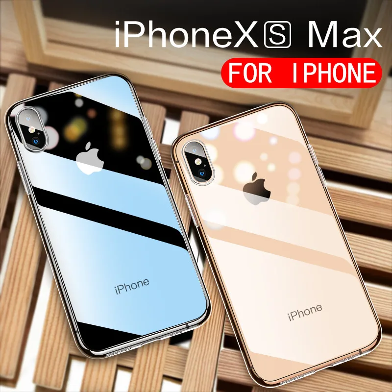 LOLEDE чехол для iPhone Xs Max Xr Xsmax Coque ультра тонкий прозрачный мягкий из ТПУ/силикона