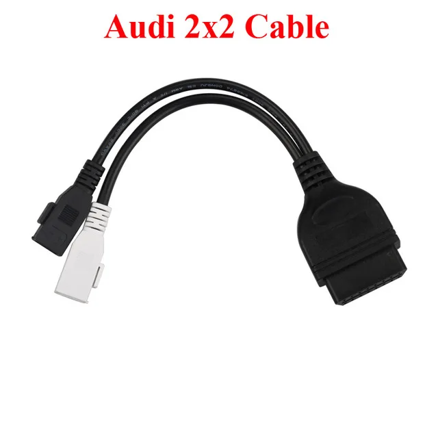 Maozua OBDII OBD 2 коннектор адаптер для G-M 12 Pin to 16 Pin Авто OBD2 Диагностический кабель для daewoo Для matiz 12 PIN - Цвет: For Audi