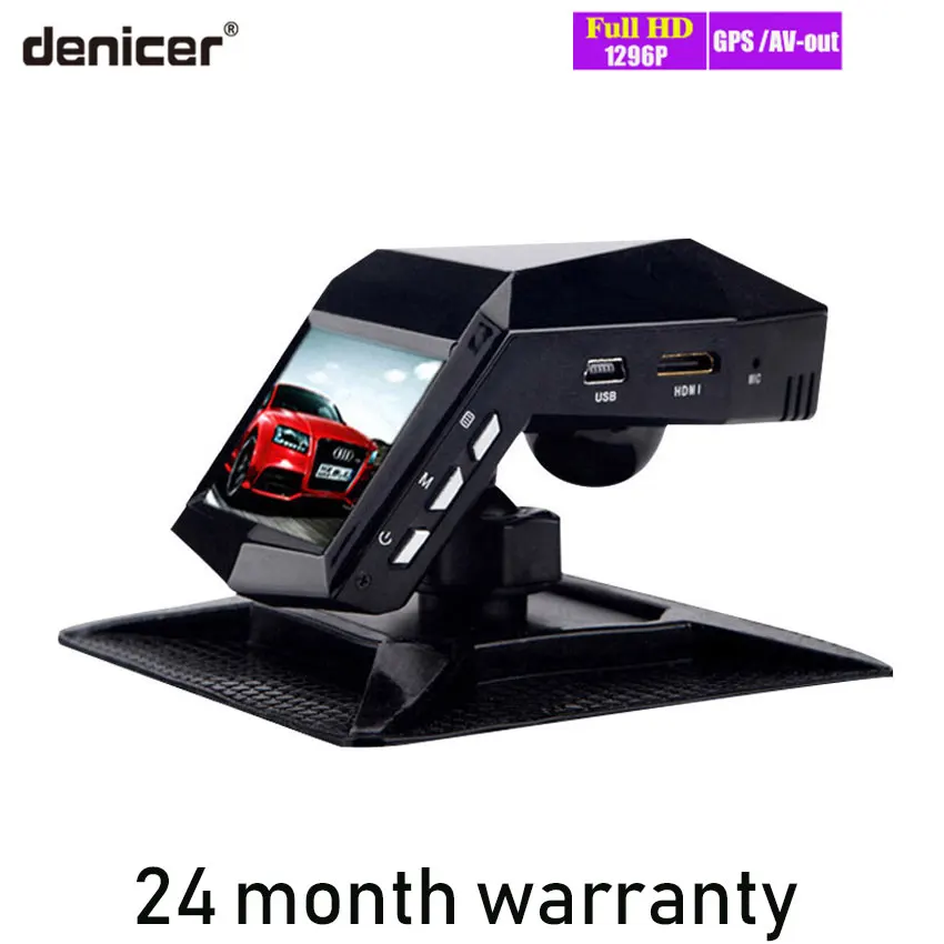 

Denicer Car DVR Night Vision G-Sensor Video Recorder Full HD 1296P DVRs Front Rear View Dual Lens 2.0" Dash Cam with Two Cameras