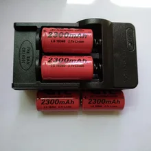 4x16340 CR123A 2300mah литий-ионная аккумуляторная батарея 3,7 V 16340 cr123 батареи+ 1 шт x по всему миру Путешествия стены Bateria зарядное устройство