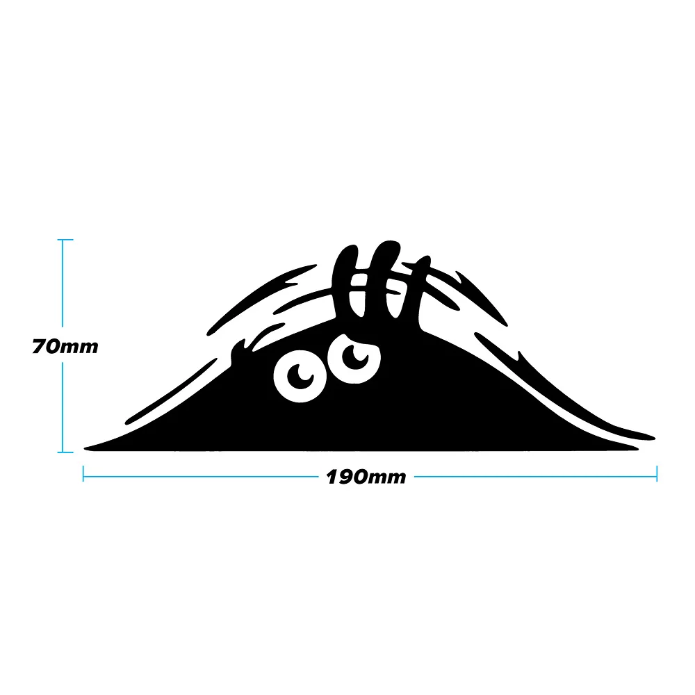 Наклейки на авто Автомобильные наклейки забавный подглядывающий Монстр Светоотражающие Водонепроницаемый модные 3D «большие глаза», автомобильные виниловые наклейки, переводной рисунок украсить автомобильные аксессуары
