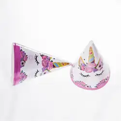 6 шт \ набор Единорог тема Шляпа платье розовый Тема дня рождения вечерние мультфильм животных маскарад
