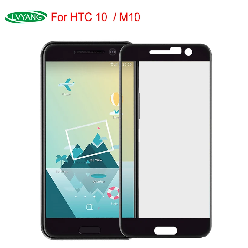 

M10 3D 9H Full Cover Tempered Glass For HTC One 10 M10 5.2" Toughened LCD Film Explosion Proof Screen Protector Coverage Guard