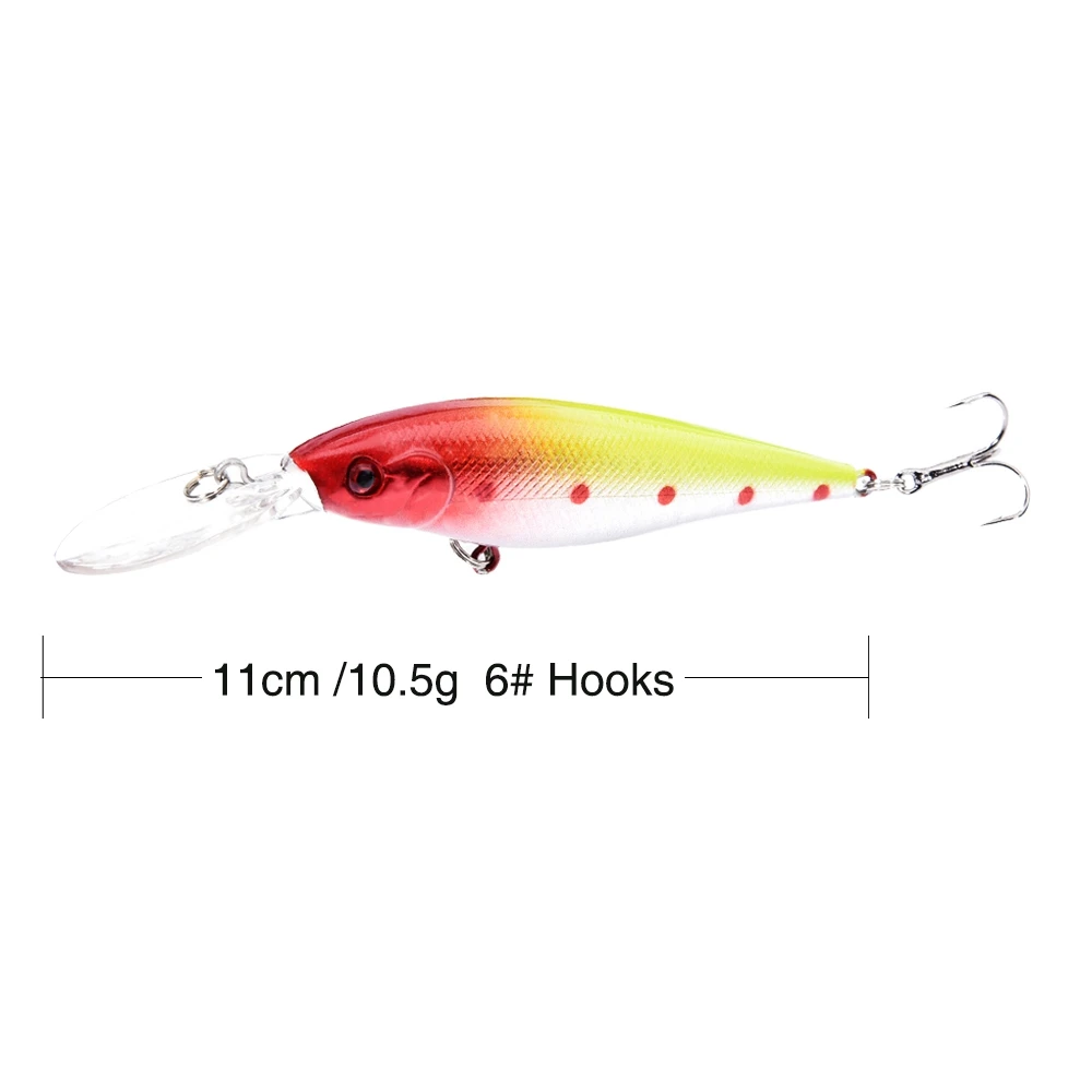 6 Peche Leurre гольян воблер для рыболовной наживки Swimbait для карпа рыболовные приманки Iscas Artificiais жесткие приманки Pesca Jerkbait - Цвет: 6