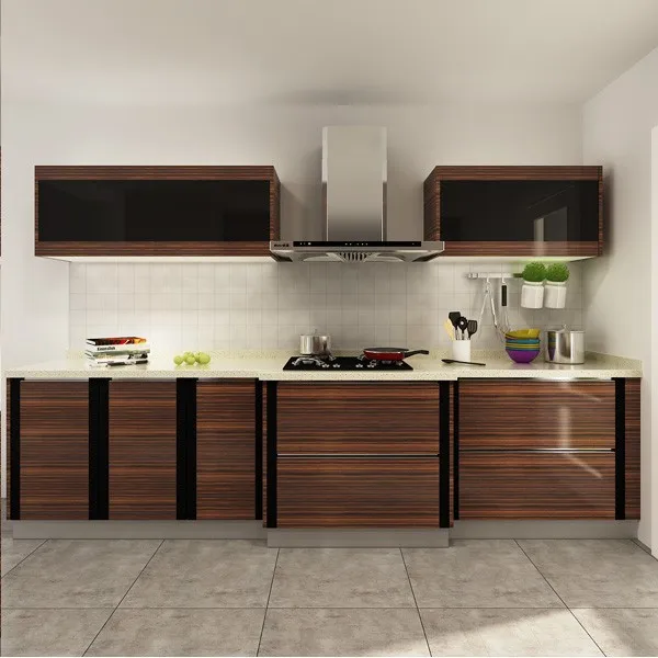 Коммерческий кухонный шкаф с ПВХ Листом (OP14 PVC02)|kitchen cabinet|commercial kitchenpvc cabinet |