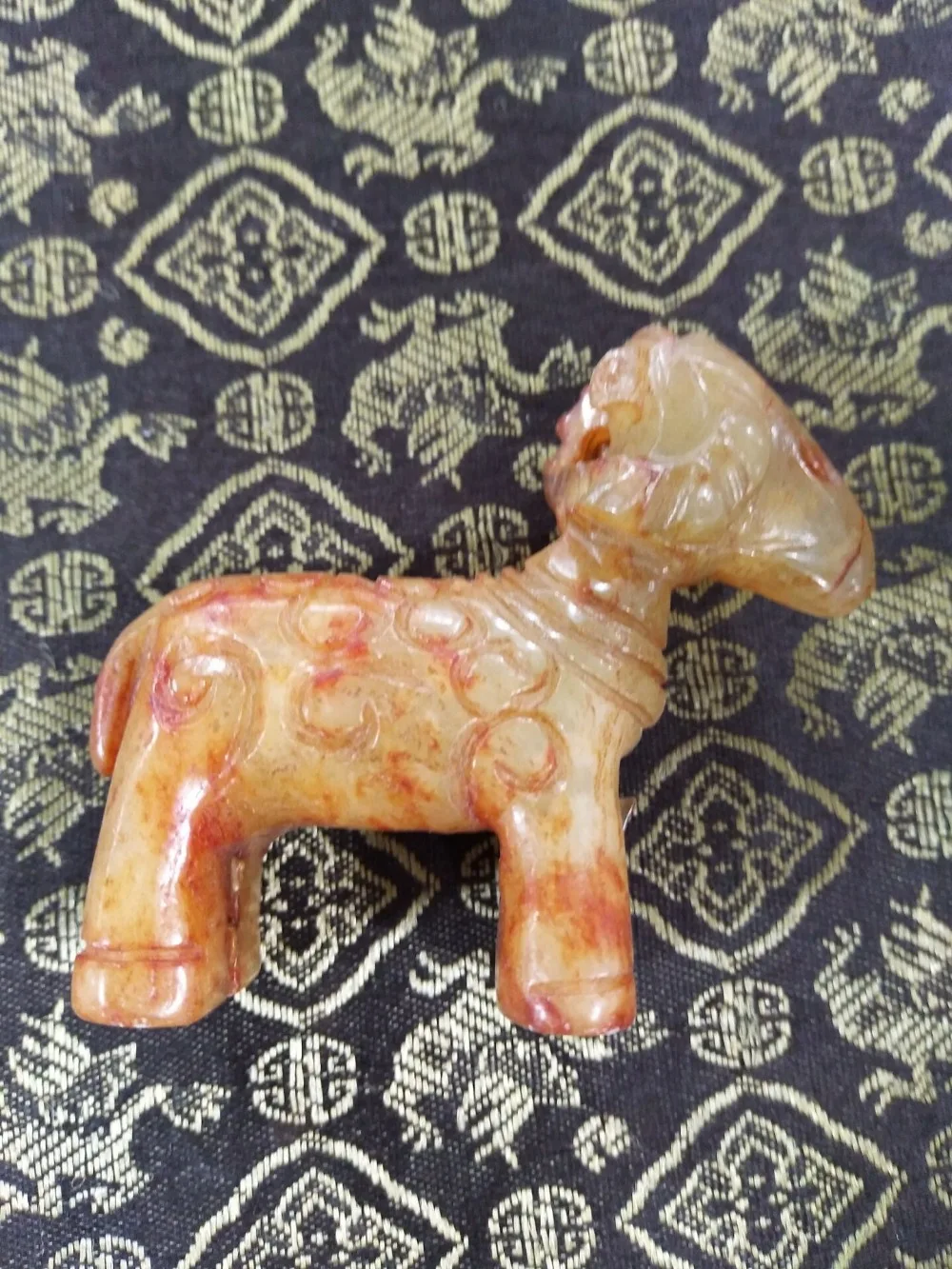 

Antique jade carving hand carved station sheep, sheep and sheep sent to the elderly as gifts.
