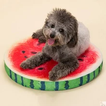 Fashion Special Design 3D Fruit Large Size Big Dog Mats Soft Breathable Pet Beds, JSF-Beds-017