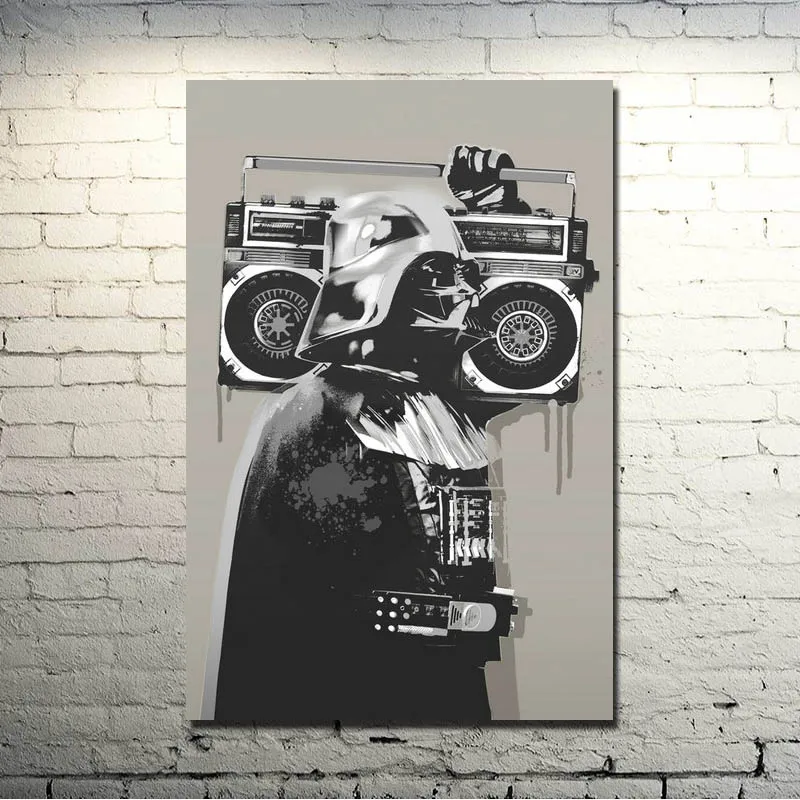 120cm Banksy print Graffiti Street Art Wall Decor Canvas quote