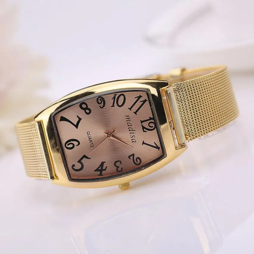 Relogio Feminino прямоугольная головка женские часы Женские Классические кварцевые наручные часы из нержавеющей стали женские подарки Лидер продаж HK& 40