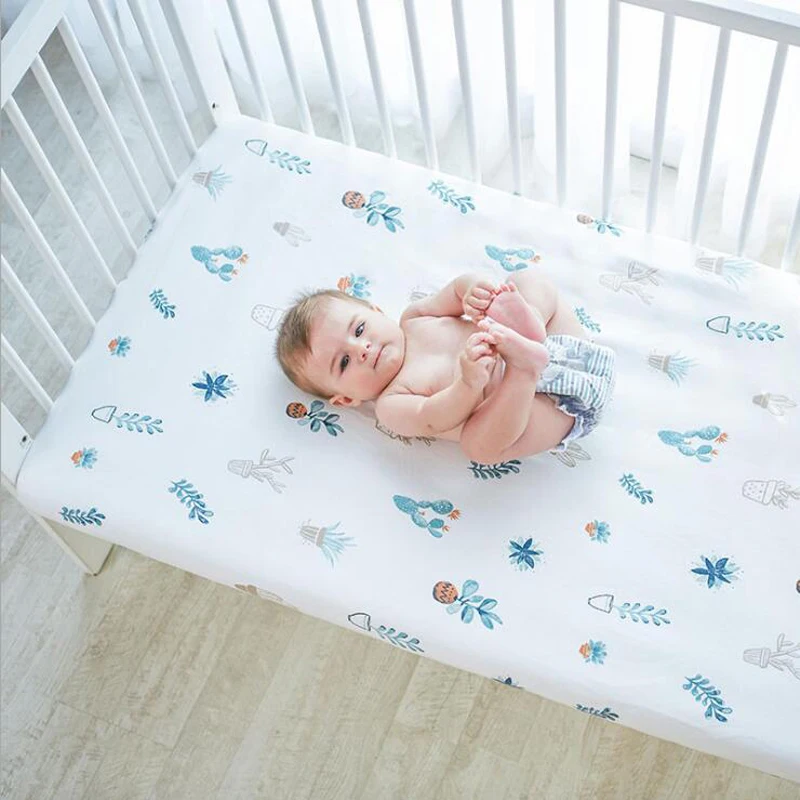 Бесплатная доставка 100% хлопок Колыбели щит кровать Простыни мягкая детская кровать матраса новорожденных Колыбели Постельные