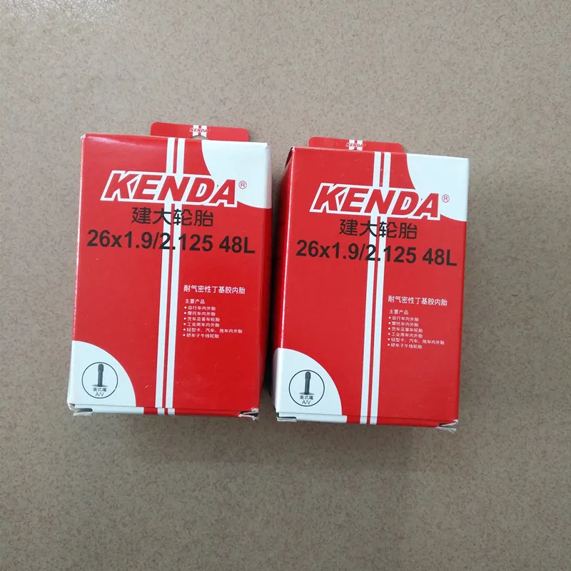 

Kenda ultralight Presta Butyl rubber mountain bike Bicycle Cycling Inner Tube 26*1.9/2.125 AV/FV
