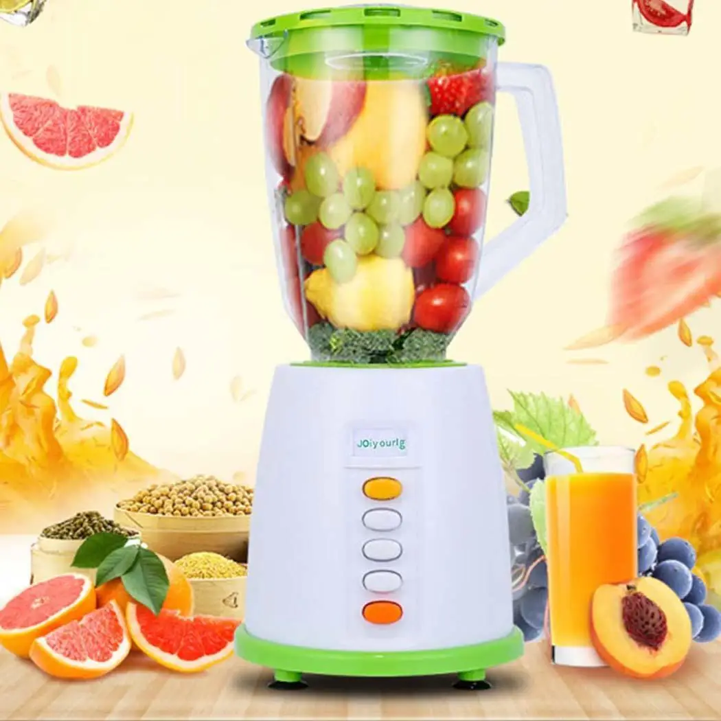 

Multifunctional Durable Practical Juicer Household Juicing 5 Mixing Ablout 18000rpm/min 1500ml Tool 300W Home