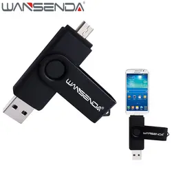 WANSENDA смартфон OTG USB флешка быстрая скорость накопитель 32 ГБ 16 ГБ 8 Гб ГБ 4 ГБ USB 2,0 флешки Micro USB флеш-накопитель Drive