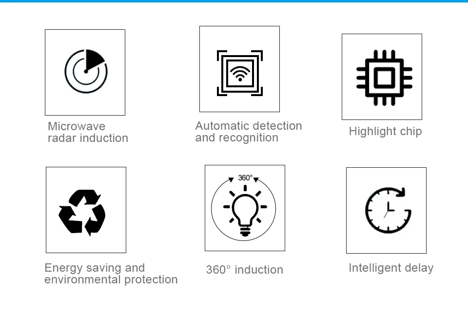 Ampoule LED E27 Smart Radar Light bulb Lamp (4)