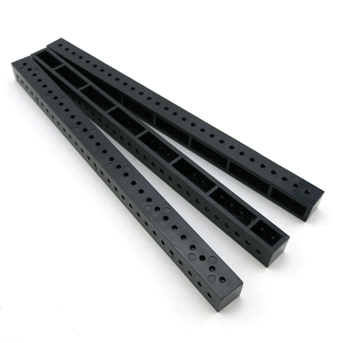 17191TW 2Pcs Square Long Plastic Strip Model Science and Technology Handmade DIY Axle Frame Bracket Smart