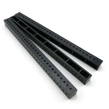 17191TW 2Pcs Square Long Plastic Strip Model Science and Technology Handmade DIY Axle Frame Bracket Smart