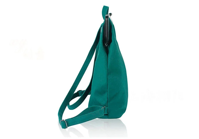 Повседневное дизайн Для женщин и Для мужчин картина вышитая холст рюкзак металлической застежкой пряжкой цвет: черный, синий белый
