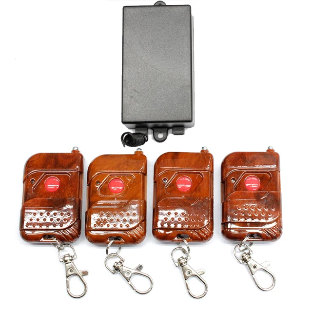 315MHz DC12V 1CH wireless remote control lock switch Door Opener 1/2/3/4 Transmitters with receiver for door access 6