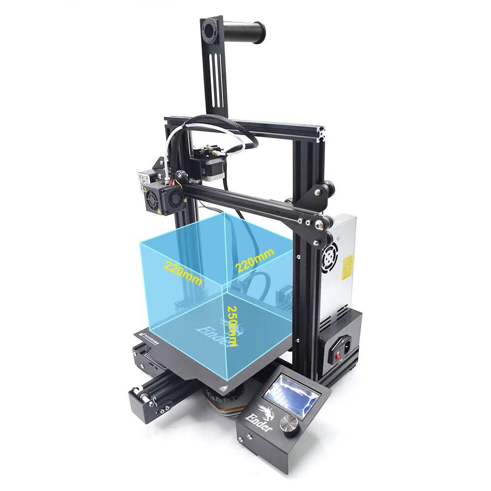 Creality Ender-3 Pro 3d принтер DIY комплект обновленный Cmagnet сборка пластина восстановление сбой питания печать MeanWell power мягкий магнитный