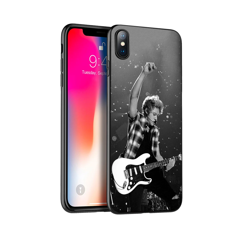Черный чехол из ТПУ для iphone 5 5s SE 2020 6 6s 7 8 plus x 10 силиконовый XR XS 11 pro Max Niall Horan One