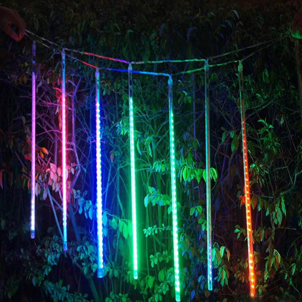 50cm 30cm Meteor Shower Rain Tubes Led String Light Lamp Waterproof Christmas Light New Year Xmas Wedding Garden Tree Decoration (35)
