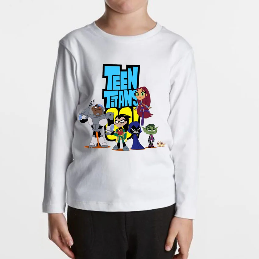 

Children's Long Sleeve T-Shirt High Quality Modal Print Junior Titan Attack Cartoon Girls Tops Kids Costume Boys T-shirt