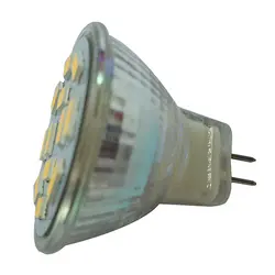 Новый 6 W GU4 (MR11) Светодиодный прожектор MR11 12 SMD 5730 570 lm DC 12 V, теплый белый