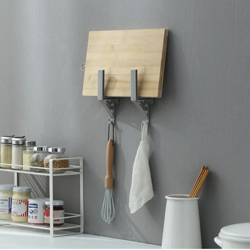 Wall Mounted Pan Pot Cover Lid Rack (3)