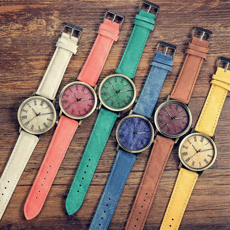 

Octbyna Relojes Quartz Men Watches Casual Wooden Color Leather Strap Male Wristwatch Relogio Masculino Ladies Watch Female Watch