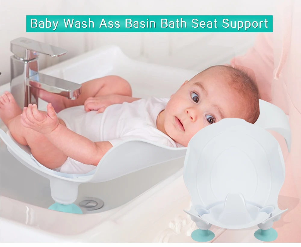 Baby Pp Material Wash Ass Basin Bath Seat Support Infant Bidet - Baby ...