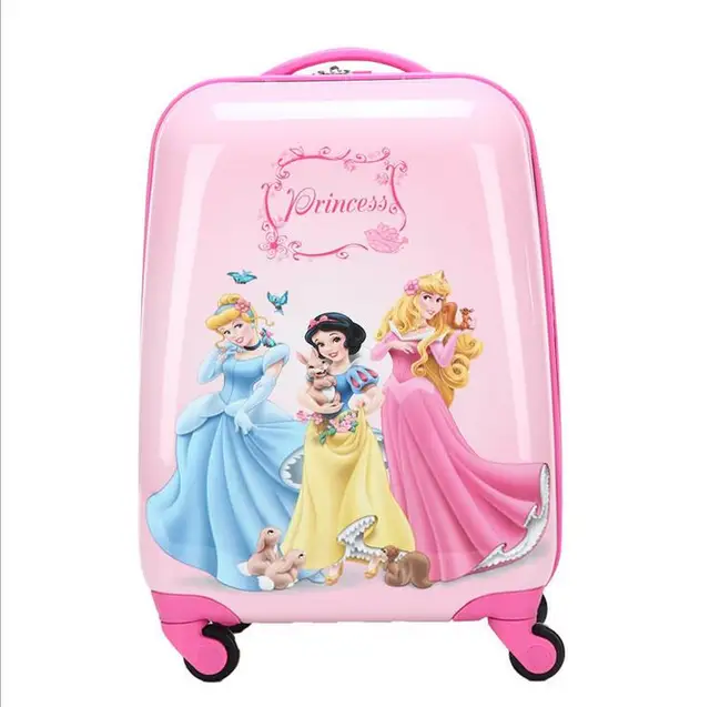 18" Carry on Suitcase with Wheels Kids Spinner Luggage Travel Rolling