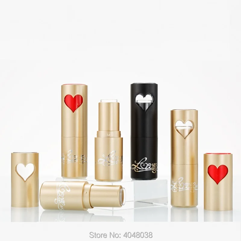 Round Empty Lipstick Tube Plastic Lip Balm Container DIY Lip Beauty Tool Cosmetic Containers Refillable Bottle (1)