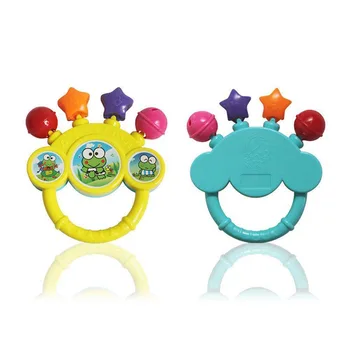 

Funny Cartoon Infant Baby Newborn Shake Bell Rattles Hand Kids Music Playing Toy Random Color