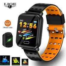 LIGE Smart Bracelet Heart Rate Blood Pressure Monitoring Fashion Sport Fitness Tracker Smart Band Pedometer For Android IOS+Box LIGE Smart Bracelet Heart Rate Blood Pressure Monitoring Fashion Sport Fitness Tracker Smart Band Pedometer For Android IOS+Box