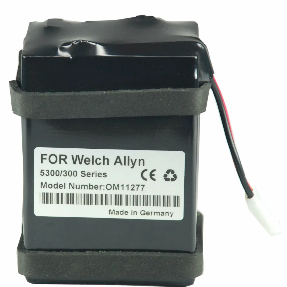 

5000mAH New battery for Welch Allyn VSM 300 Spot 420 42NOB 53NTB 53NTL 63NTB OM11277 0M11277