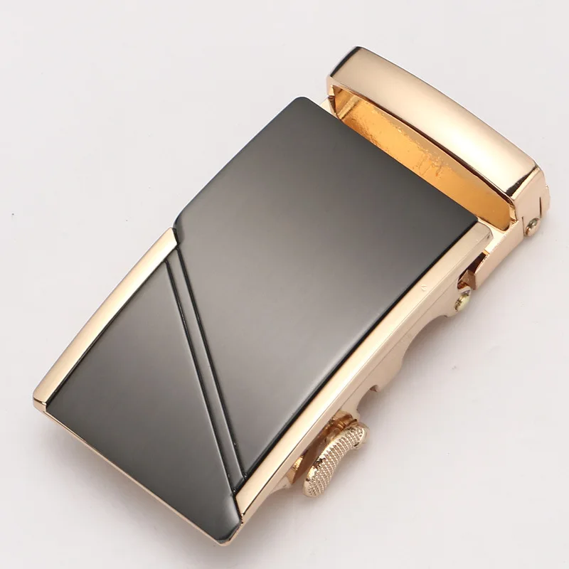 new Men's Belt Head Belt Buckle Leisure Belt Head Business Accessories Automatic Buckle Width 3.5CM luxury fashion belt y56-1 - Color: 108