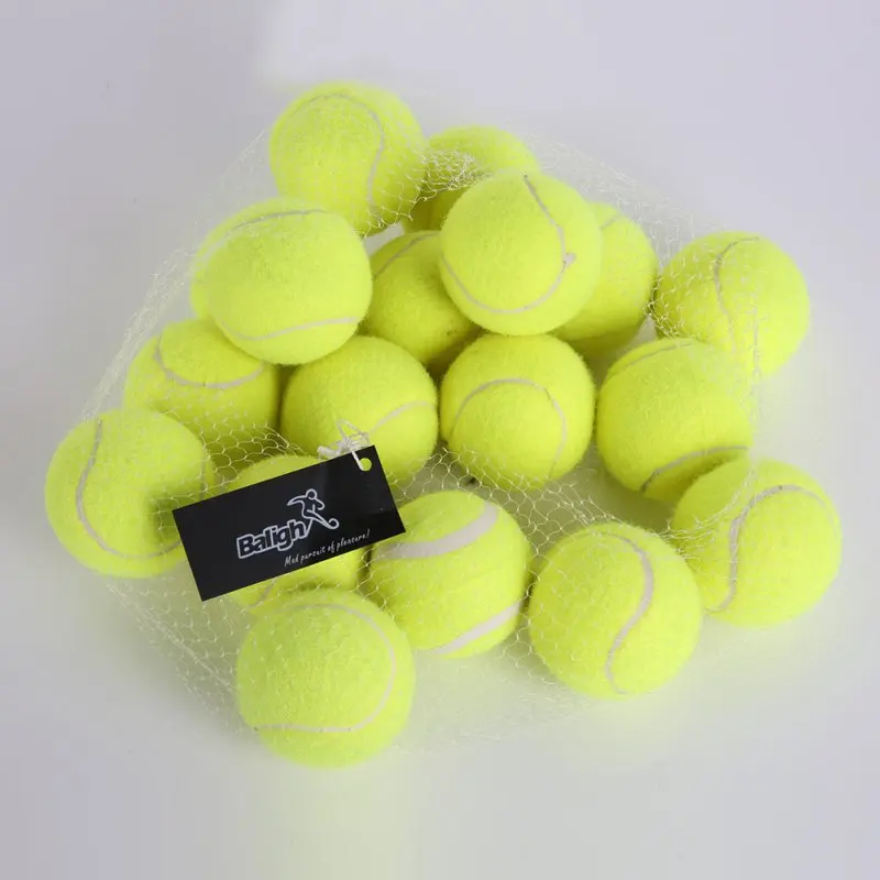 США Доставка 18 шт./компл. теннисные мячи с сеткой спортивные соревнования на открытом воздухе веселье крикет пляж собака высокое качество