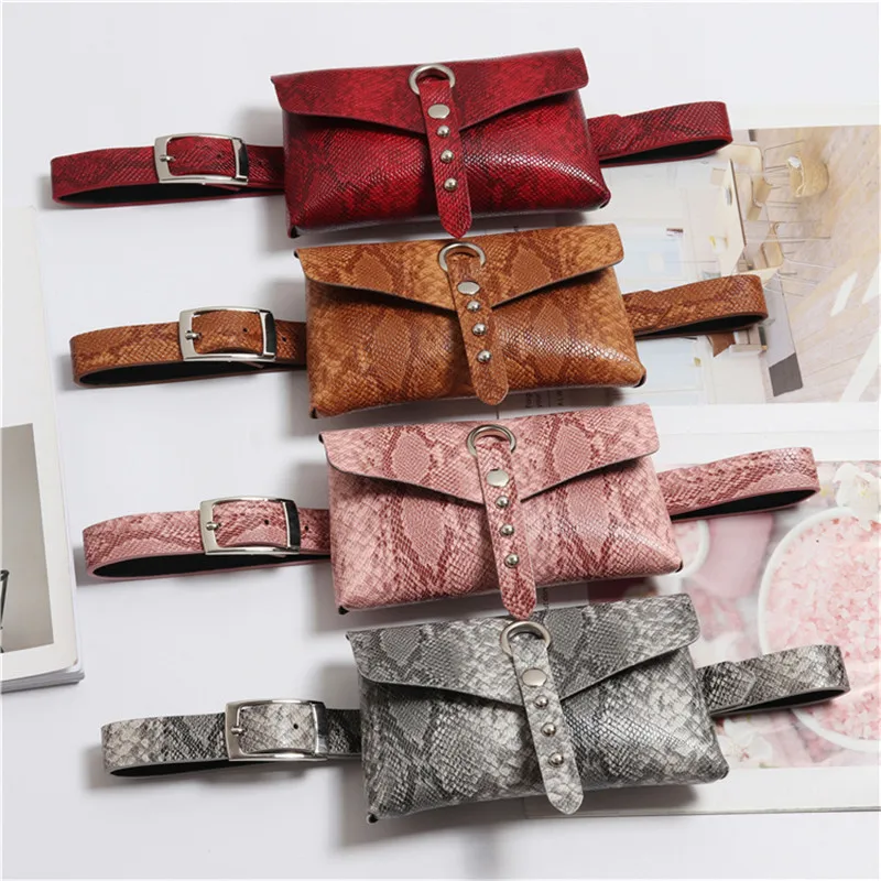 Mihaivina اعوج النساء حزمة مراوح جلدية خمر حزام خصر حقيبة الفاخرة الإناث الخصر حزم النساء للتعديل أحزمة أكياس الهاتف