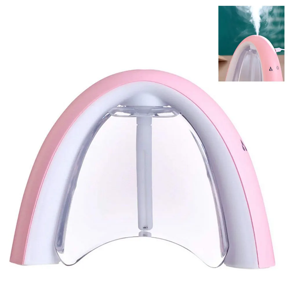

400ML Arch Humidifier with Aroma Lamp Essential Aroma Diffuser Mini USB Air Humidifier Fogger