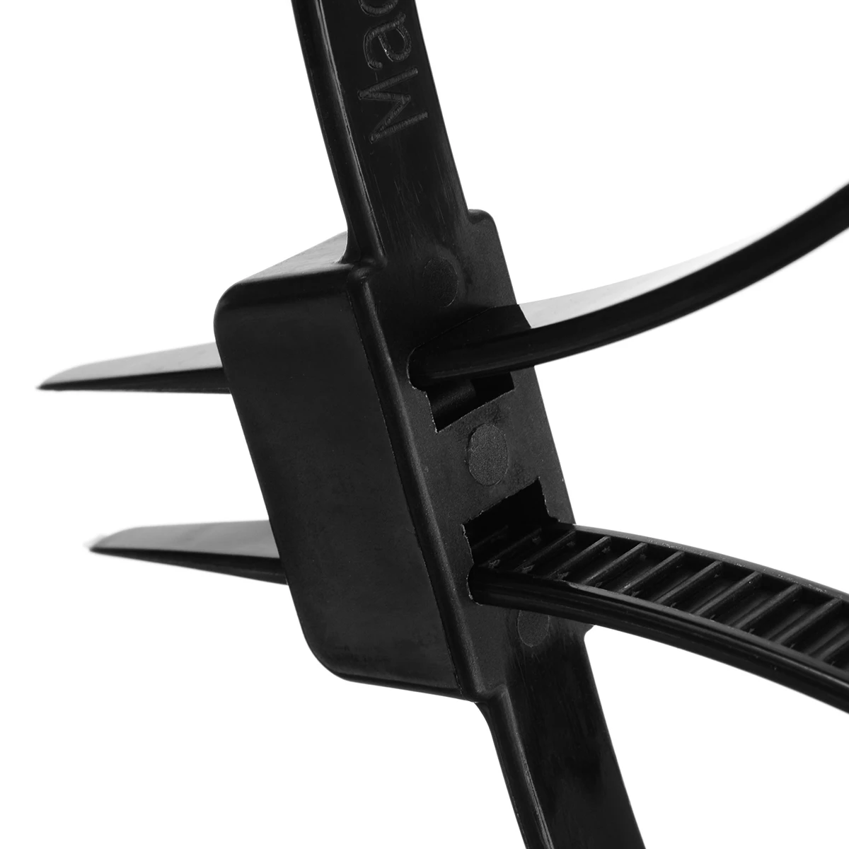10Pcs/Lot Plastic Double Flex Cuff Disposable Restraint Zip Tie Self Locking Nylon Cable Ties 12mmx700mm