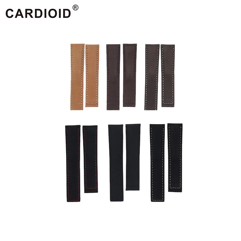 

20mm Fashion Cow Leather Watchband For TAG HEUER Series Unisex Dull Polish Plain End Band Watch Strap For CARRERA Wrist Bracelet