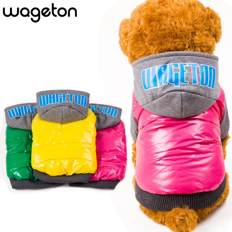 Новый одежда горячие мода одежды собаки WAGETON теплое пальто костюмы опт и розница 3