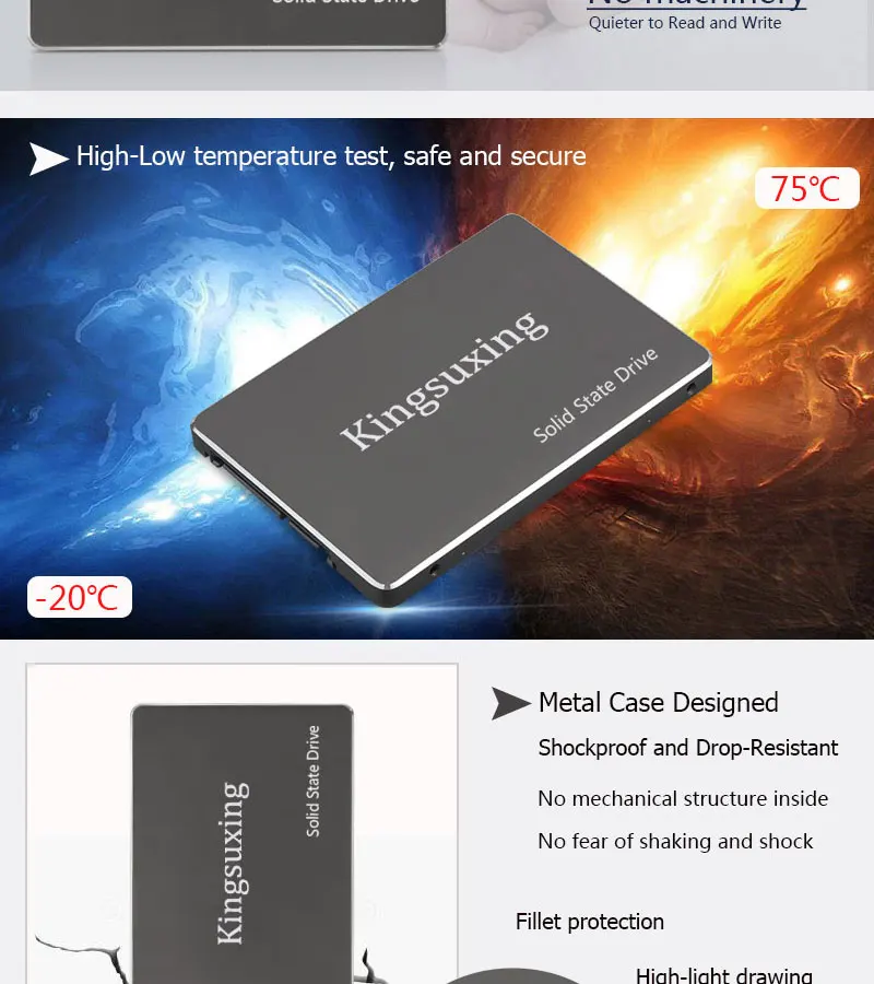 Kingsuxing SSD жесткий диск 120 ГБ 60 Гб внутренний IDE SSD диски для ноутбуков HDD 2,5 SATA